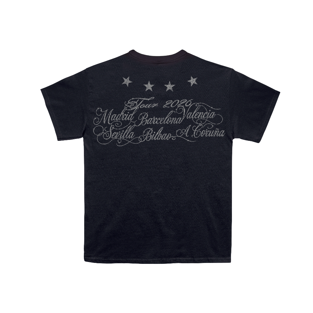 Camiseta Oficial "Más Cara Tour" 2026 Spain Back 
